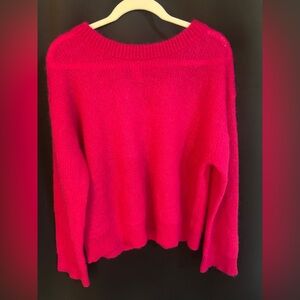 A.L.C. Fuchsia Crew Neck Sweater